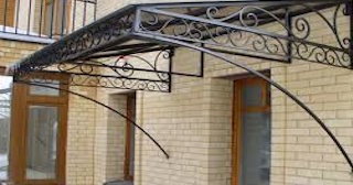 Кованные навесы к дому в Саратове по доступной цене | 64 навеса от 2032 рублей